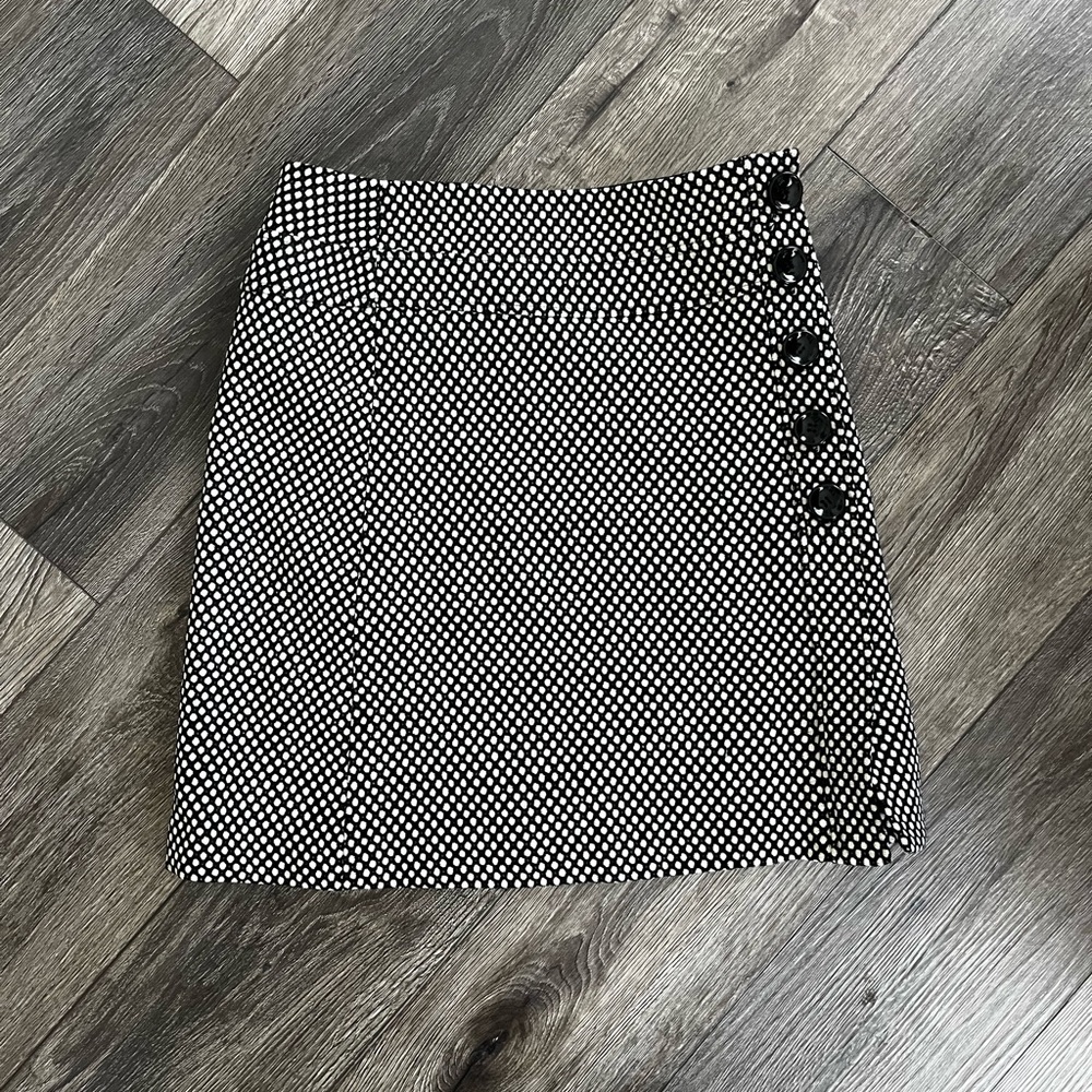 Talbots Black and White Skirt